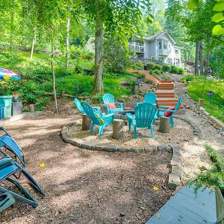 Creekside Hendersonville Haven Hot Tub And Fire Pit Buitenkant foto